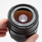 Sigma AF 28-80mm f3.5-5.6 macro zoom lens for Nikon AF mount +hood, caps +UV