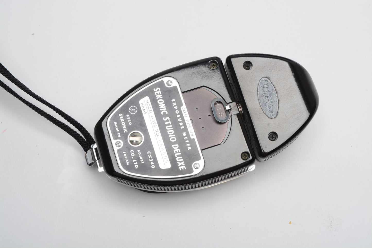 Sekonic L-398M Studio Deluxe II Ambient/Incident Light Meter, case+discs