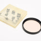 B+W 49ES 49mm Skylight KR1.5 filter in jewel case, Very clean