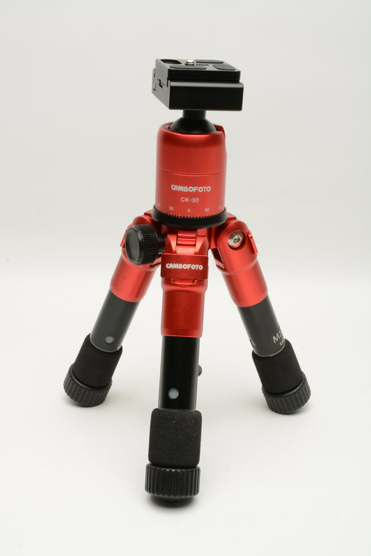 Cambofoto M225+CK30 Tabletop Tripod w/Ball head and QR plate, Great!