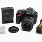 Nikon D5500 DSLR w/AF-P 18-55mm f3.5-5.6 VR, batt, charger 10,510 Acts!