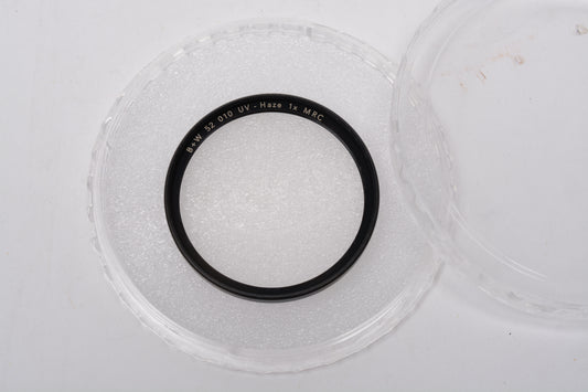 B+W 52mm UV Haze F-Pro 1X MRC, Clean