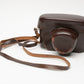 Leica 14528 IDCOO M Brown Leather Eveready Case M3, M2 Bodies, Good