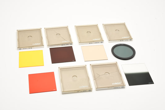 6X Cokin P Series filters 001, 02, 005, 027, 121, 160, Good condition