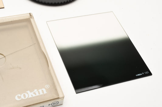 6X Cokin P Series filters 001, 02, 005, 027, 121, 160, Good condition