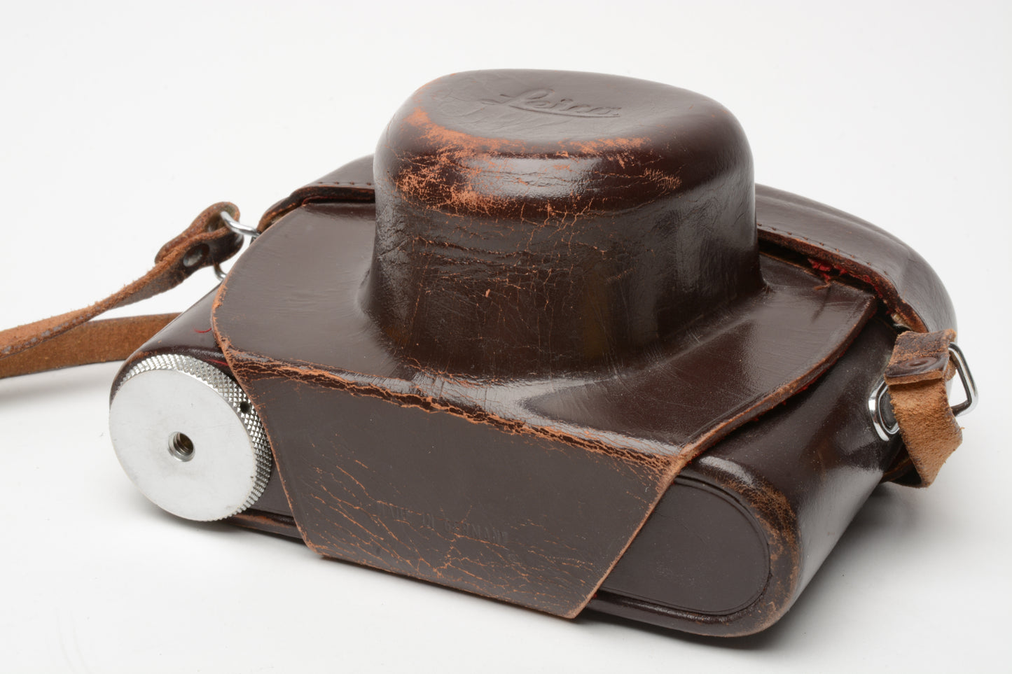 Leica 14528 IDCOO M Brown Leather Eveready Case M3, M2 Bodies, Good