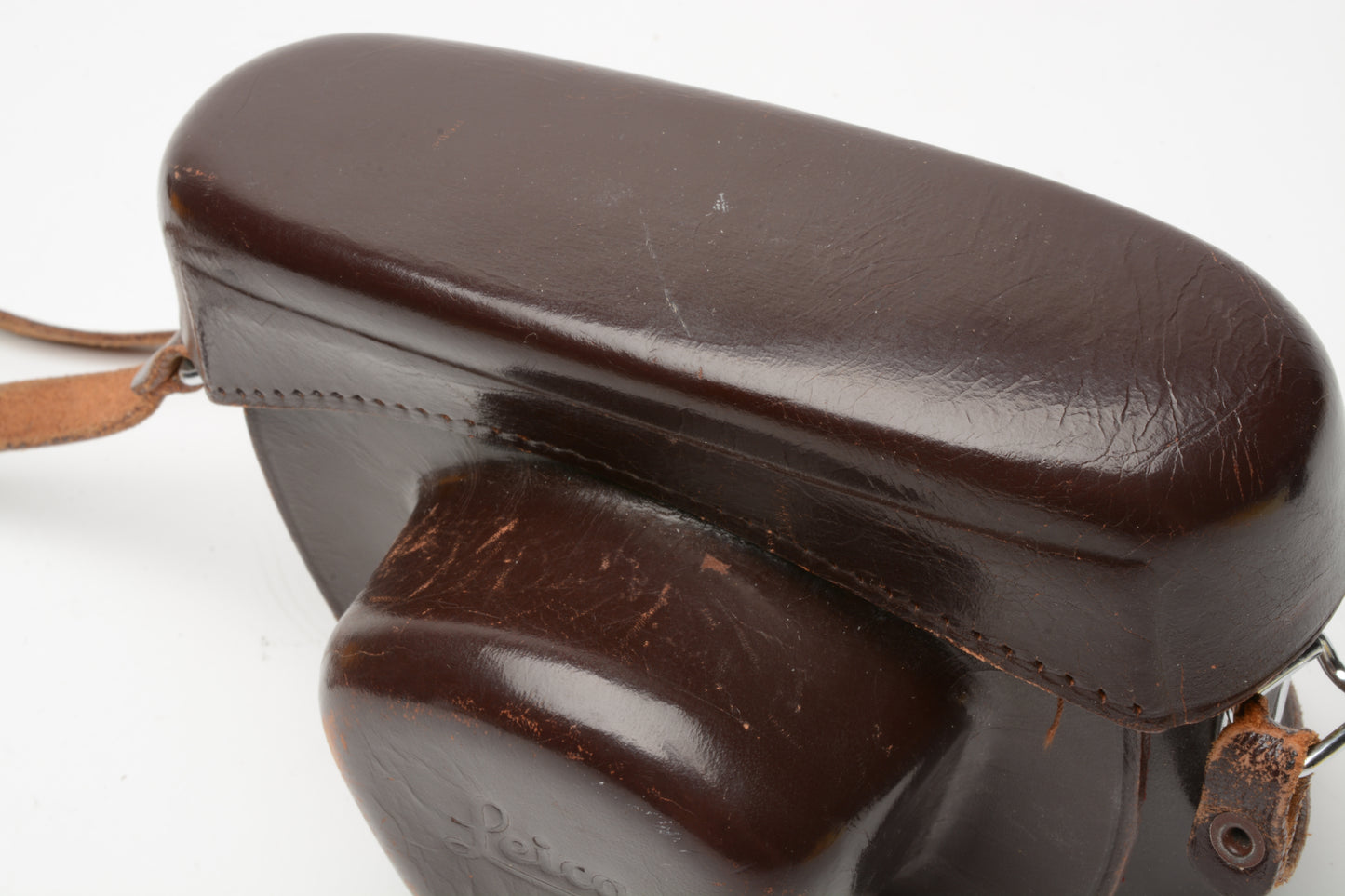 Leica 14528 IDCOO M Brown Leather Eveready Case M3, M2 Bodies, Good