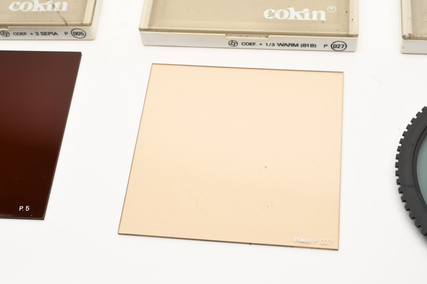 6X Cokin P Series filters 001, 02, 005, 027, 121, 160, Good condition