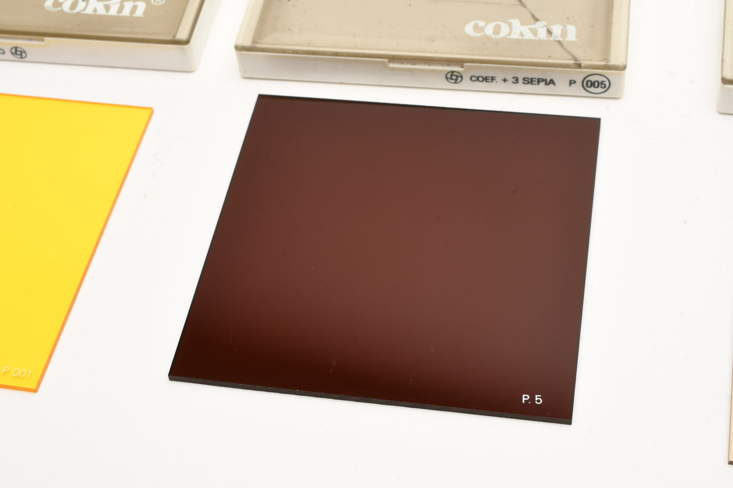 6X Cokin P Series filters 001, 02, 005, 027, 121, 160, Good condition