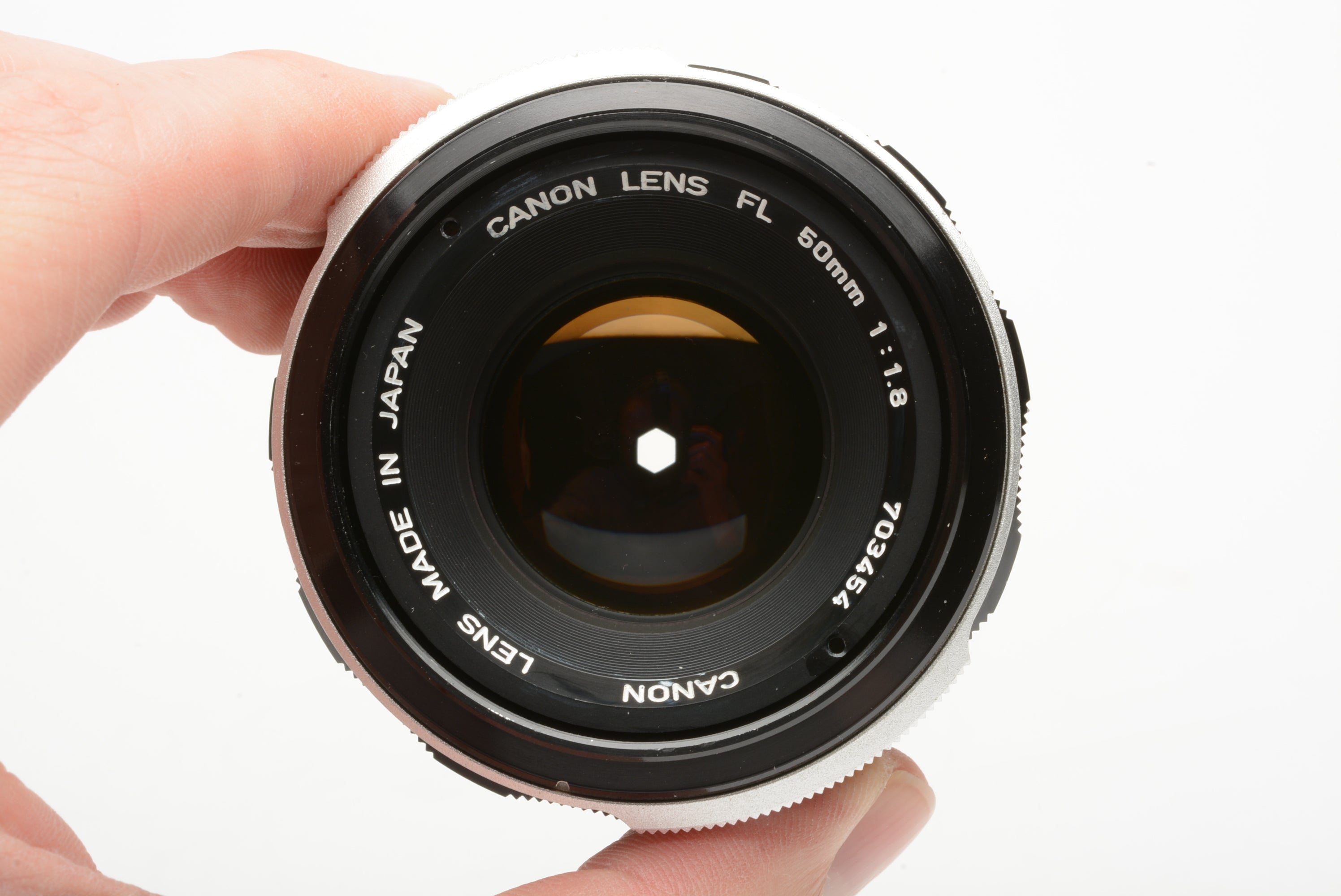 Canon FL 50mm f/1.8 Prime Lens, very clean, caps