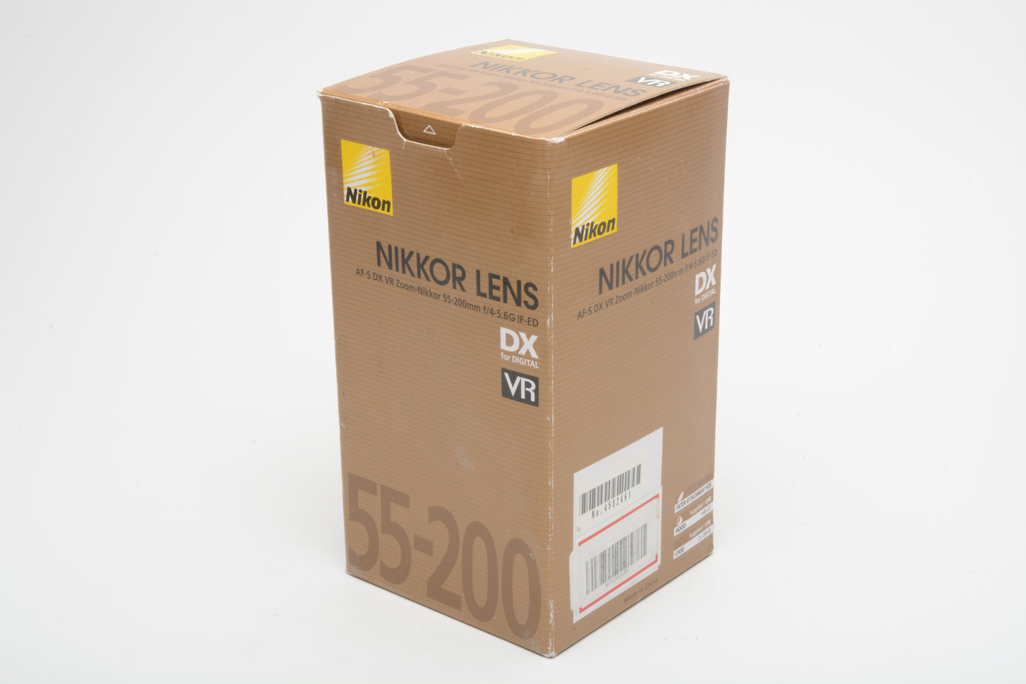 Nikon AF-S 55-200mm f4-5.6G ED VR DX, Boxed, MF ONLY!  *Read