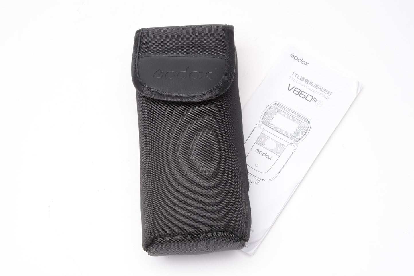 Godox Ving V860III TTL Li-Ion Flash for Sony V860IIIS, Case+ Manual + batt