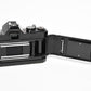 Pentax ES II Black 35mm SLR w/50mm F1.4 prime lens, case, Good! Tested