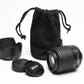 Nikon AF-S 55-200mm f4-5.6G ED VR DX SWM, Hood, Caps, Pouch, Mint-
