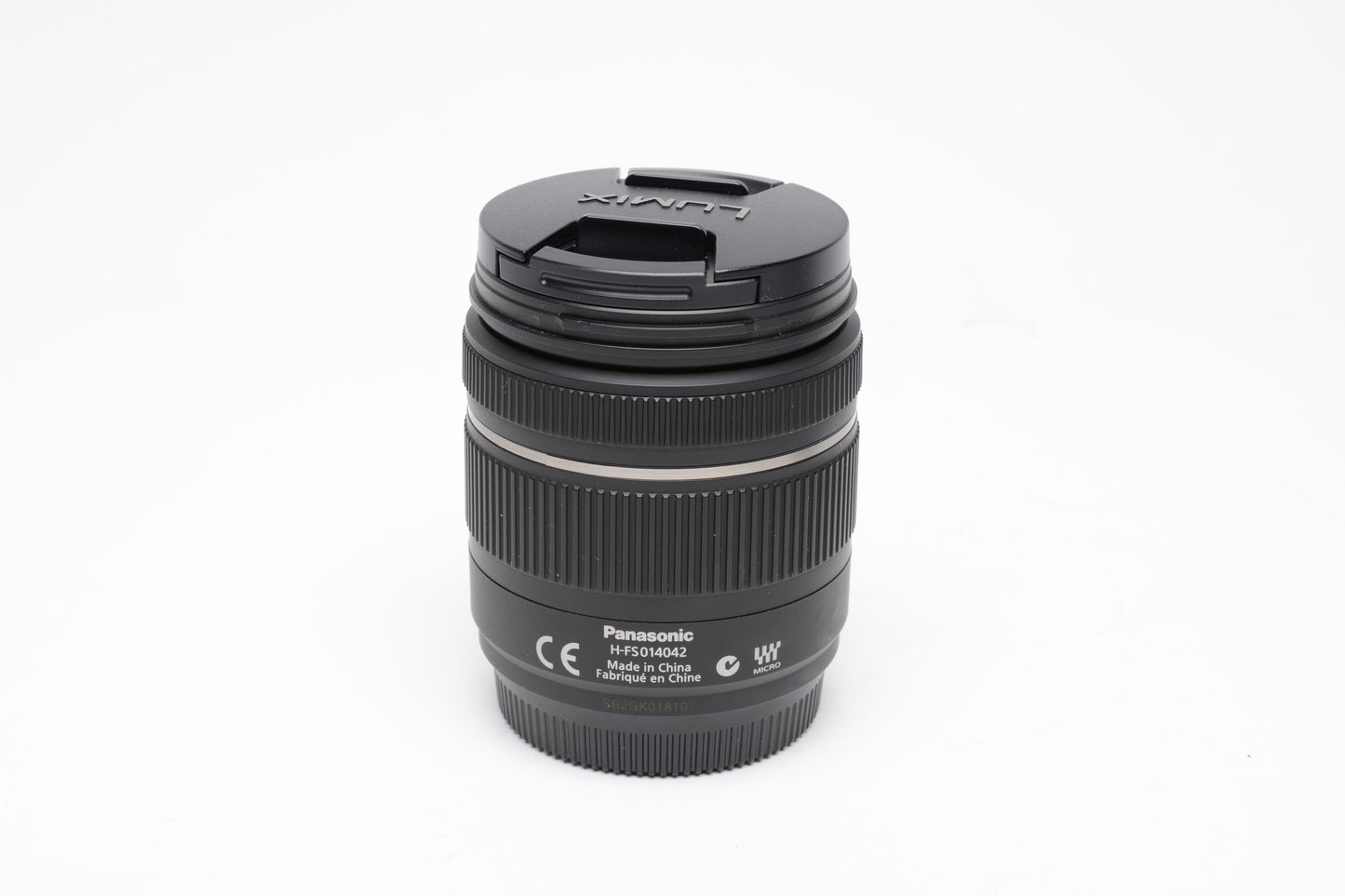 Panasonic Lumix G Vario 14-42mm F3.5-5.6 Mega O.I.S. Zoom Lens, Mint- +UV, Hood