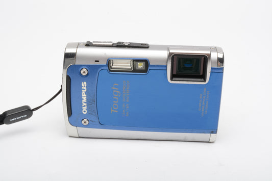 Olympus Tough TG-610 14MP digital Point&Shoot camera (Blue), Tested, Boxed