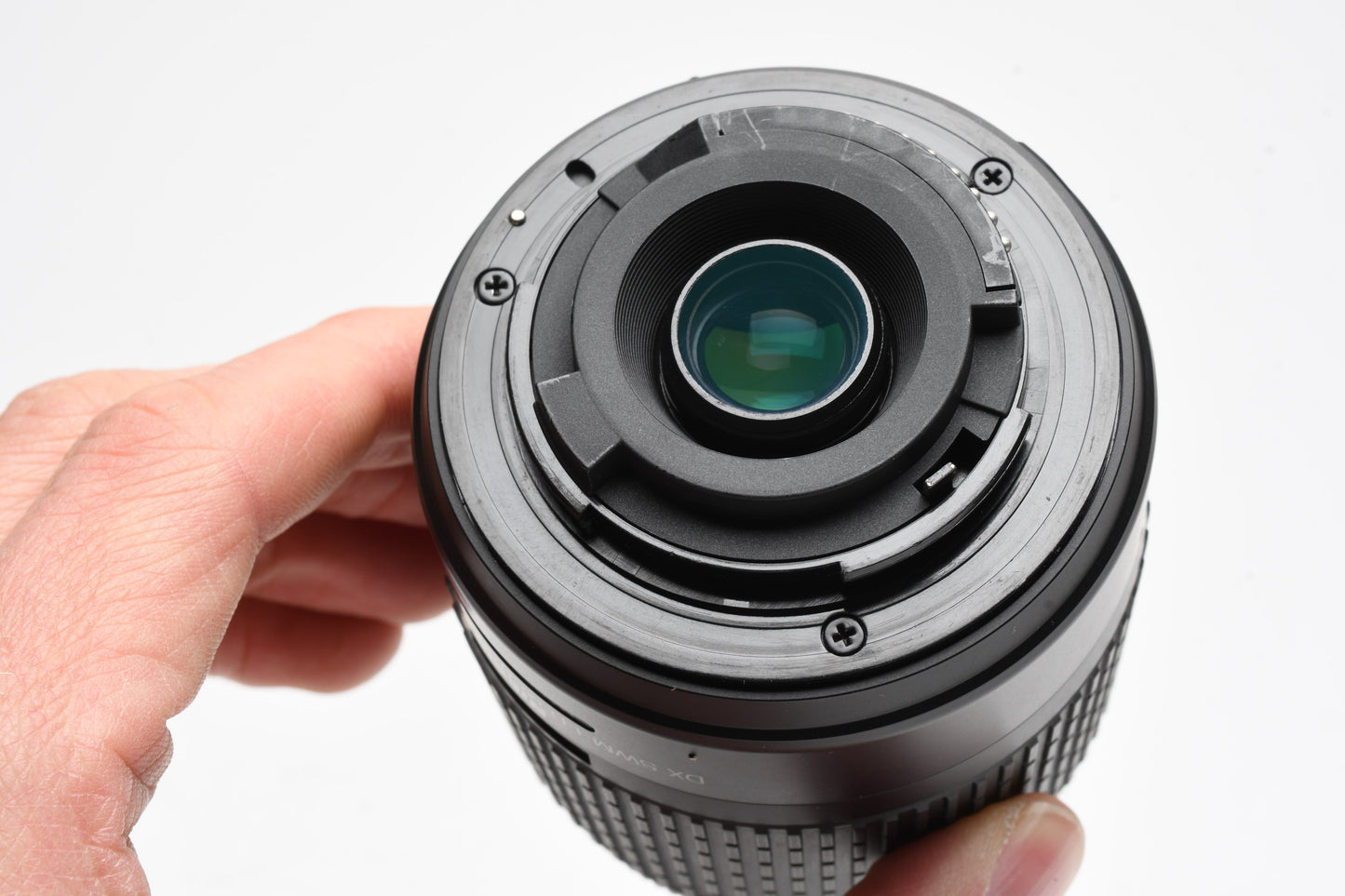 Nikon AF-S 55-200mm f4-5.6G ED VR DX SWM, Hood, Caps, Pouch, Mint-