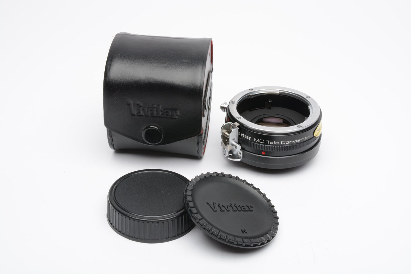 Vivitar 2X-3 MC Teleconverter for Nikon F mount w/caps+case, very nice and clean