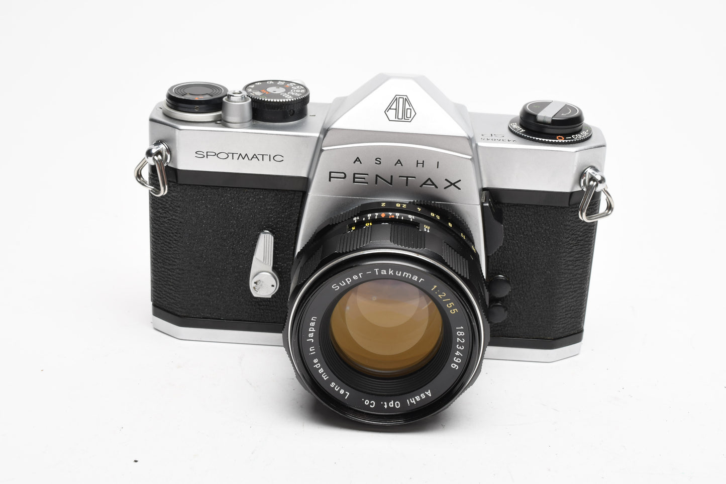 Pentax Spotmatic SP 35mm SLR w/55mm f2 Super Takumar, Tested, great