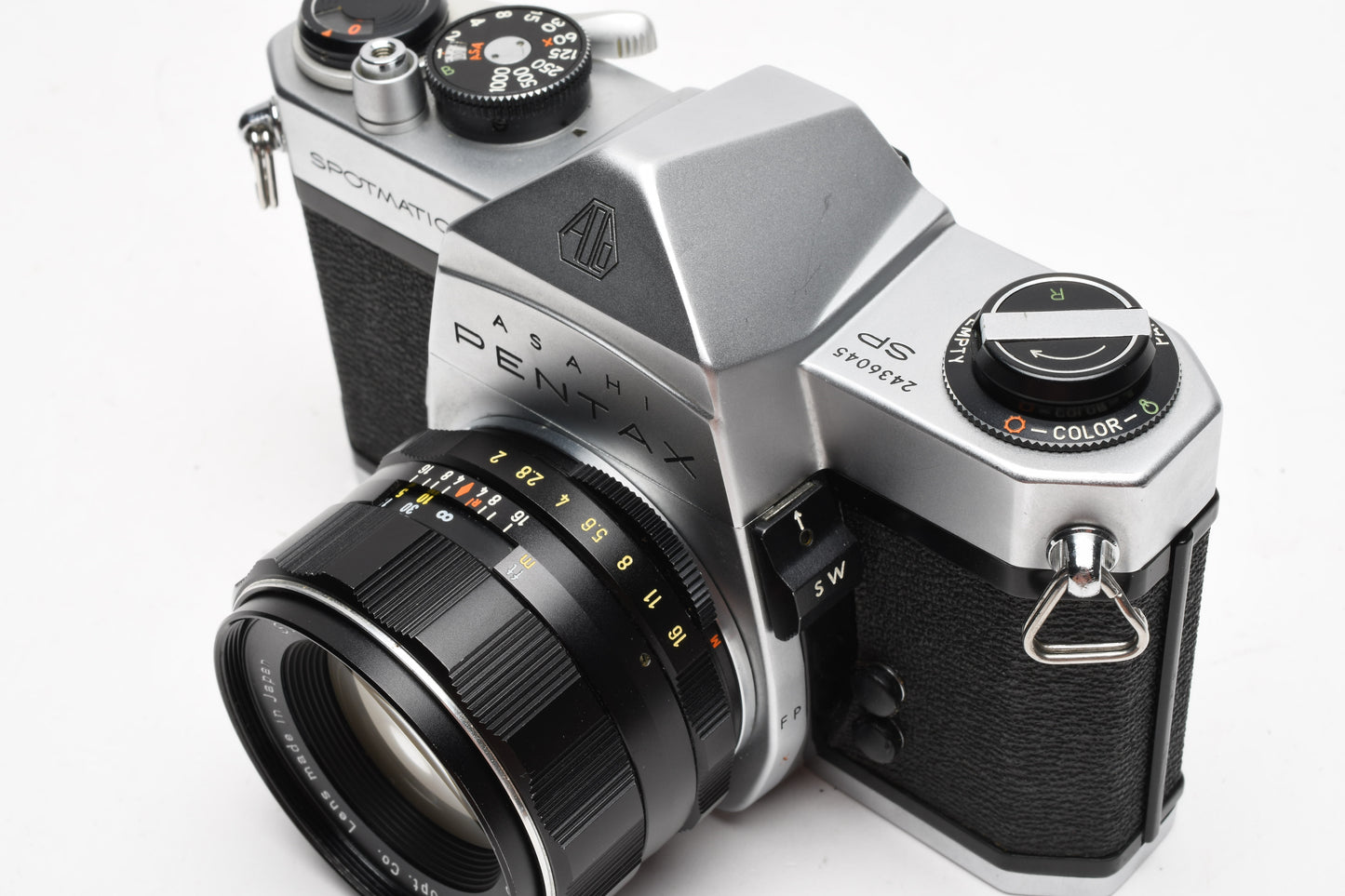 Pentax Spotmatic SP 35mm SLR w/55mm f2 Super Takumar, Tested, great