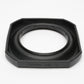 Mamiya Rubber Lens Hood 80 No1 for 50-65mm RB67/RZ67 Lenses & 45mm M645