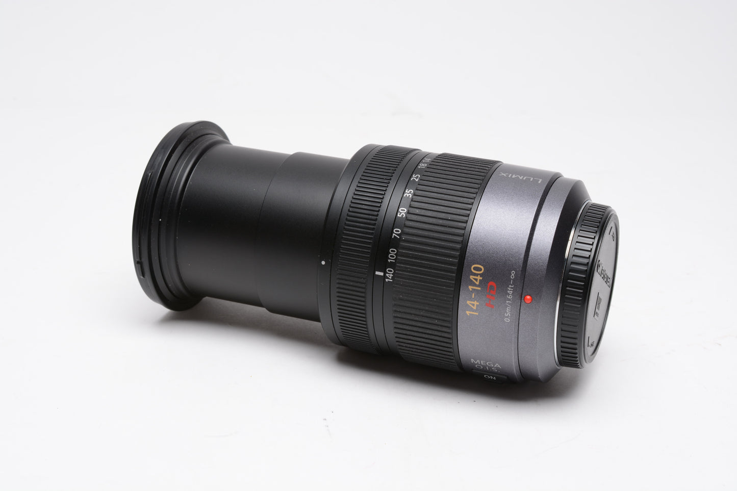 Panasonic Lumix G Vario 14-140mm f4 HD Mega O.I.S Lens, UV, Hood, Great!