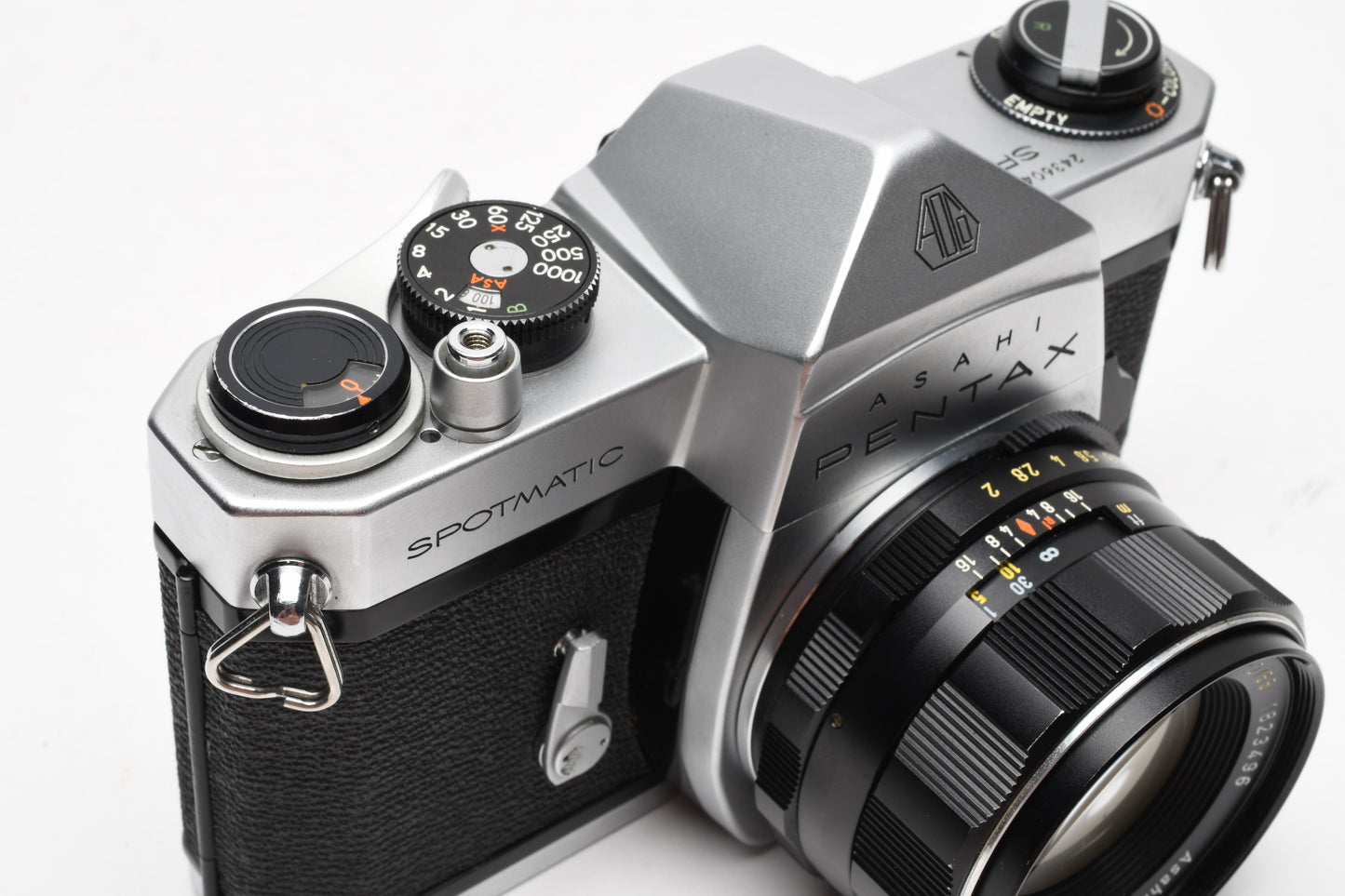 Pentax Spotmatic SP 35mm SLR w/55mm f2 Super Takumar, Tested, great