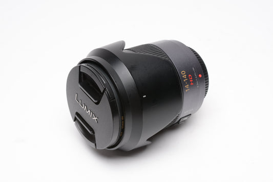 Panasonic Lumix G Vario 14-140mm f4 HD Mega O.I.S Lens, UV, Hood, Great!