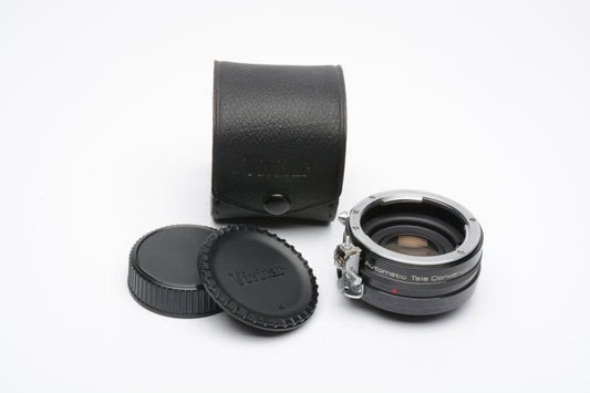 Vivitar 2X-3 MC Teleconverter for Nikon F mount w/caps+case, nice and clean