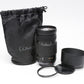 Panasonic Lumix G Vario 100-300mm f4-5.6 Mega O.I.S Lens, UV, Hood, Pouch, Mint-