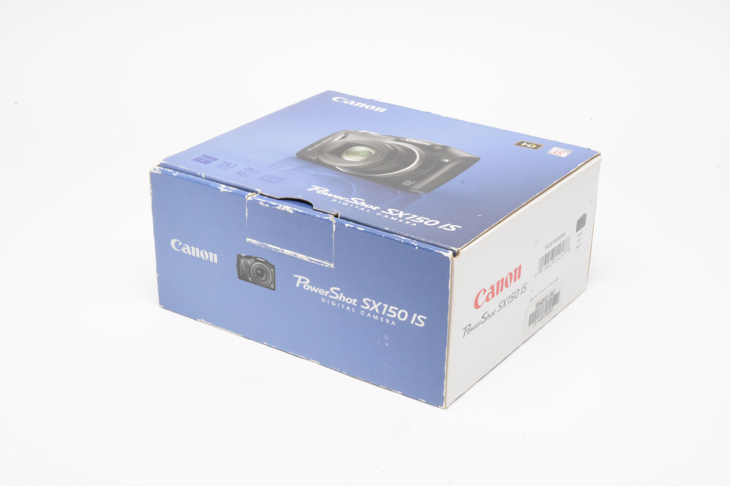 Canon PowerShot SX150IS Digital Point & Shoot, boxed, manual+USB+case, very clean