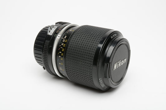 Nikon Nikkor 43-86mm f3.5 zoom lens, Nikon AI mount, caps