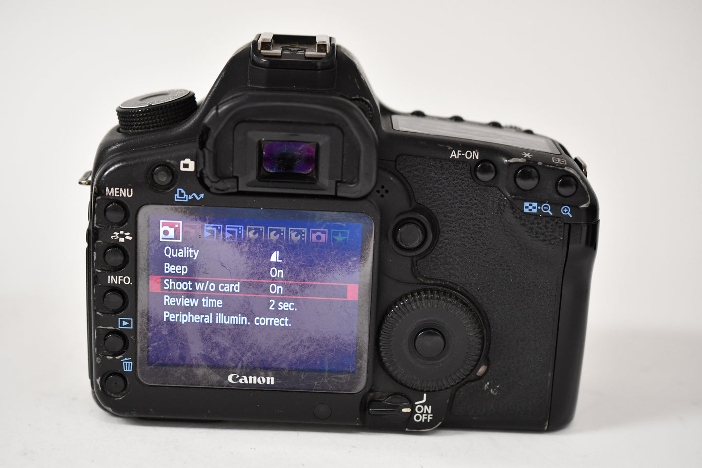 Canon EOS 5D Mark II DSLR Body, Batt+charger+strap 153K Acts, Tested