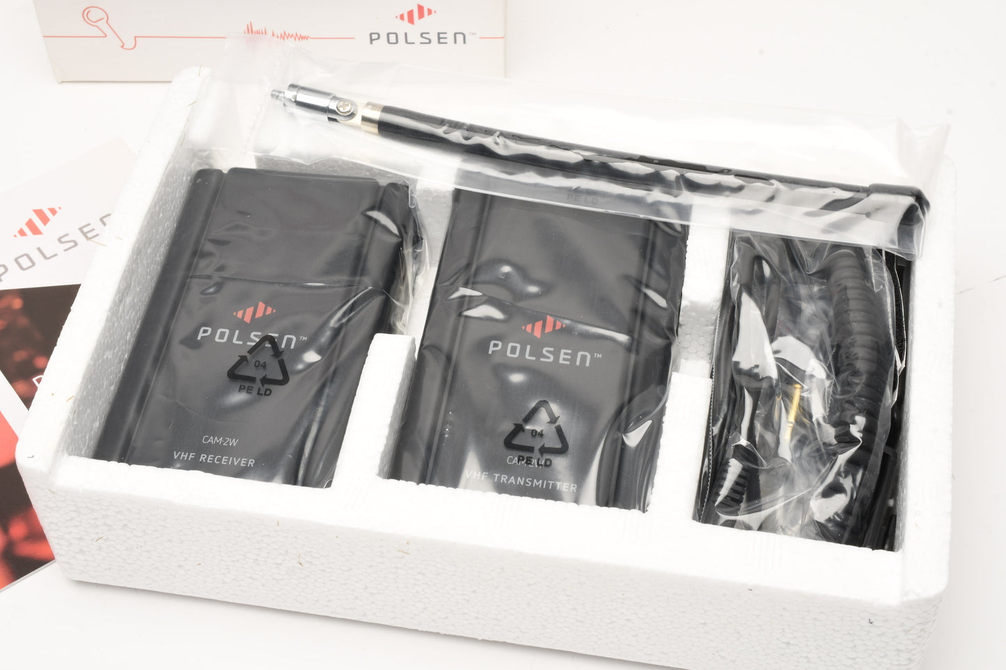 Polsen CAM-2W Camera-Mountable VHF Wireless Mic, FM, G1, NIB