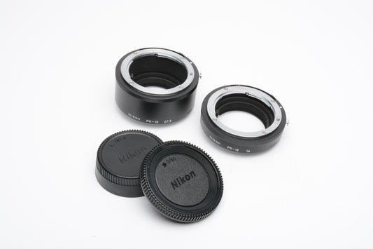 Nikon PK-12 & PK-13 Extension tube set, w/caps