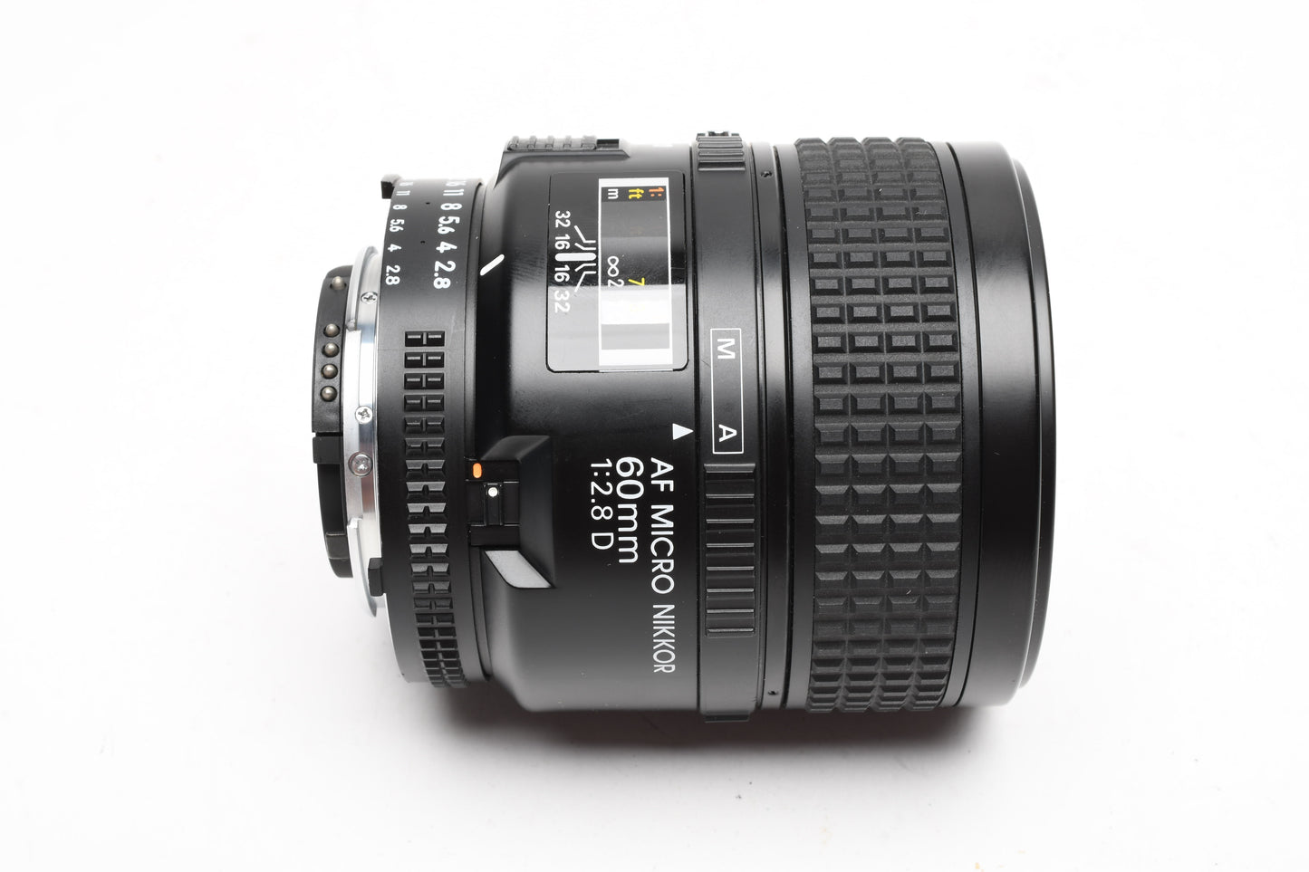 Nikon AF 60mm f2.8D Micro Nikkor lens, caps, Very sharp! Clean