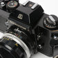 Nikon Nikkormat EL (Black) w/Nikkor 50mm f2 lens, tested, great!