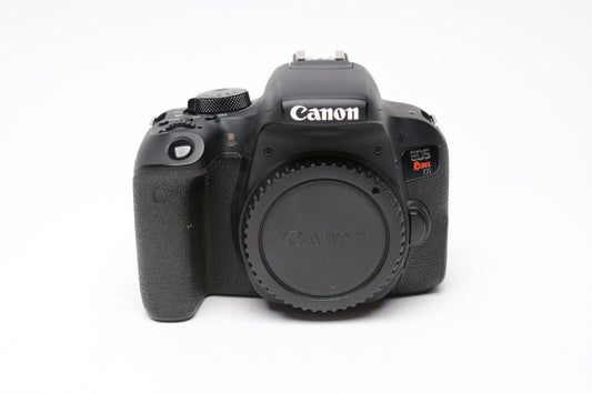 Canon Rebel T7i DSLR Body, Batt+Charger, Tested, 34K Acts, Great!