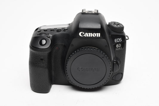 Canon EOS 6D Mark II 26.2MP DSLR body, batt, charger, 15K Acts, Great!