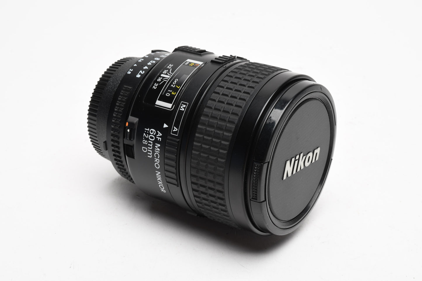 Nikon AF 60mm f2.8D Micro Nikkor lens, caps, Very sharp! Clean