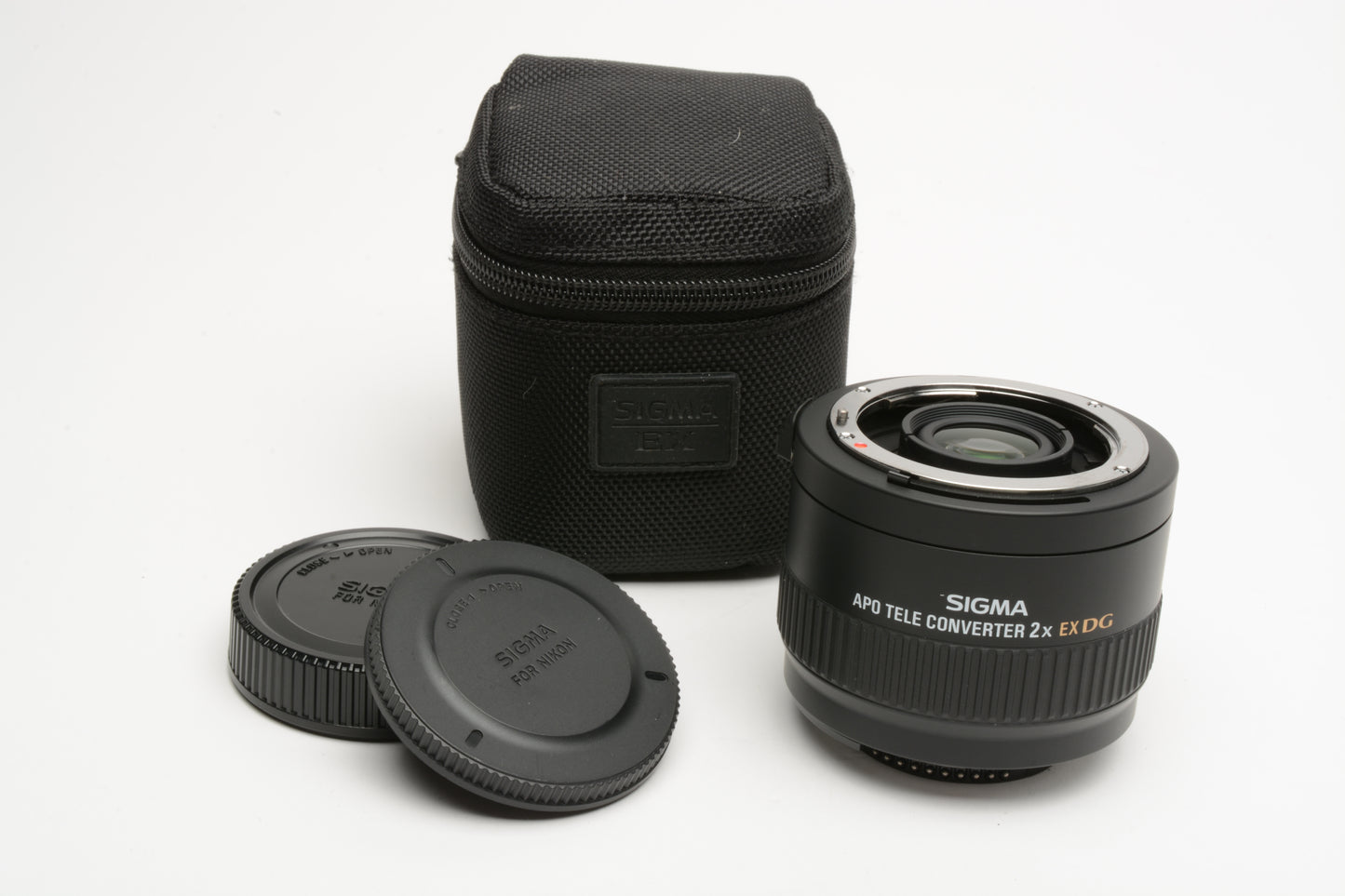 Sigma APO Tele converter 2X EX DG Nikon, Caps + Case, Mint-
