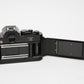 Nikon Nikkormat EL (Black) w/Nikkor 50mm f2 lens, tested, great!