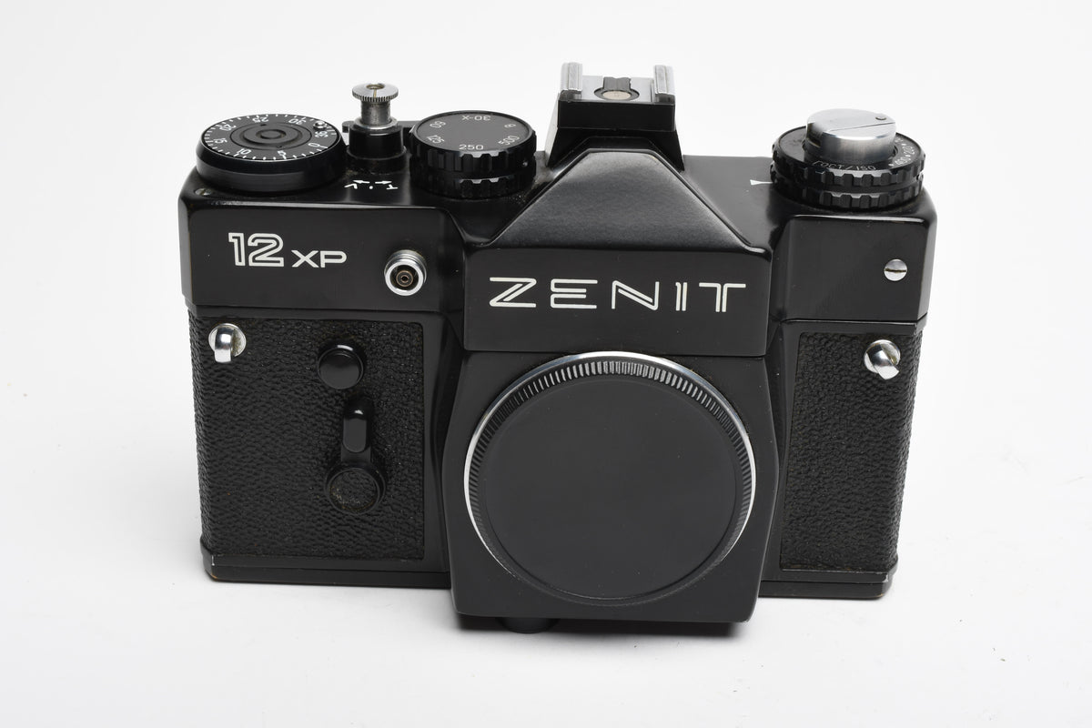 Zenit 12 XP 35mm SLR Body (Black), Tested, works!