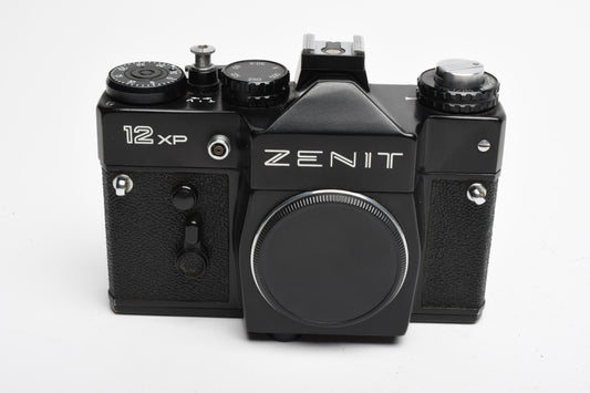 Zenit 12 XP 35mm SLR Body (Black), Tested, works!