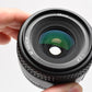 Nikon AF Nikkor 28mm f2.8 wide lens, caps nice & clean!