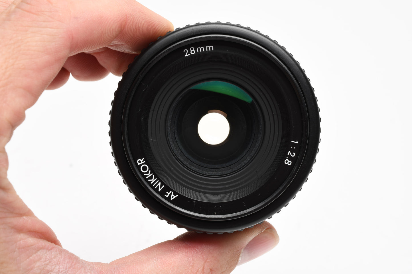 Nikon AF Nikkor 28mm f2.8 wide lens, caps nice & clean!