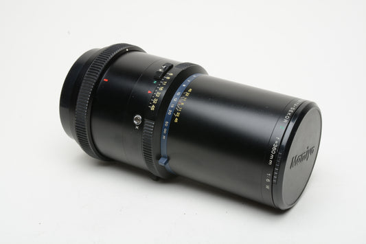 Mamiya Sekor Z 360mm f6 W Lens For RZ67 Pro , Pro II, clean, sharp, w/caps