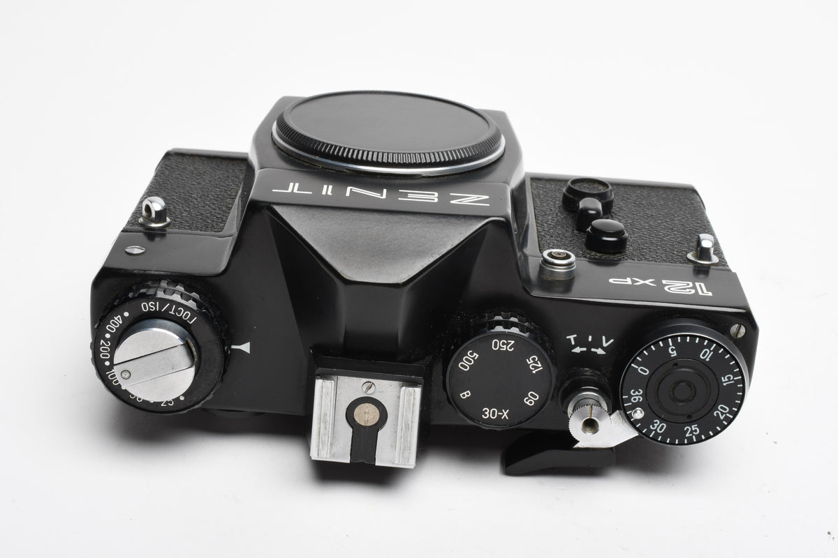 Zenit 12 XP 35mm SLR Body (Black), Tested, works!