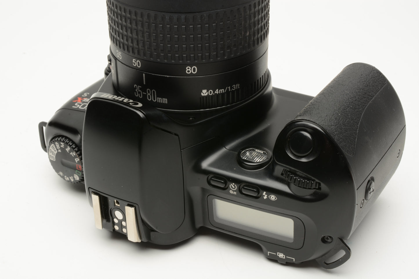 Canon EOS Rebel XS QD 35mm SLR w/EF 35-80mm F4-5.6 III, UV, Case, Tested