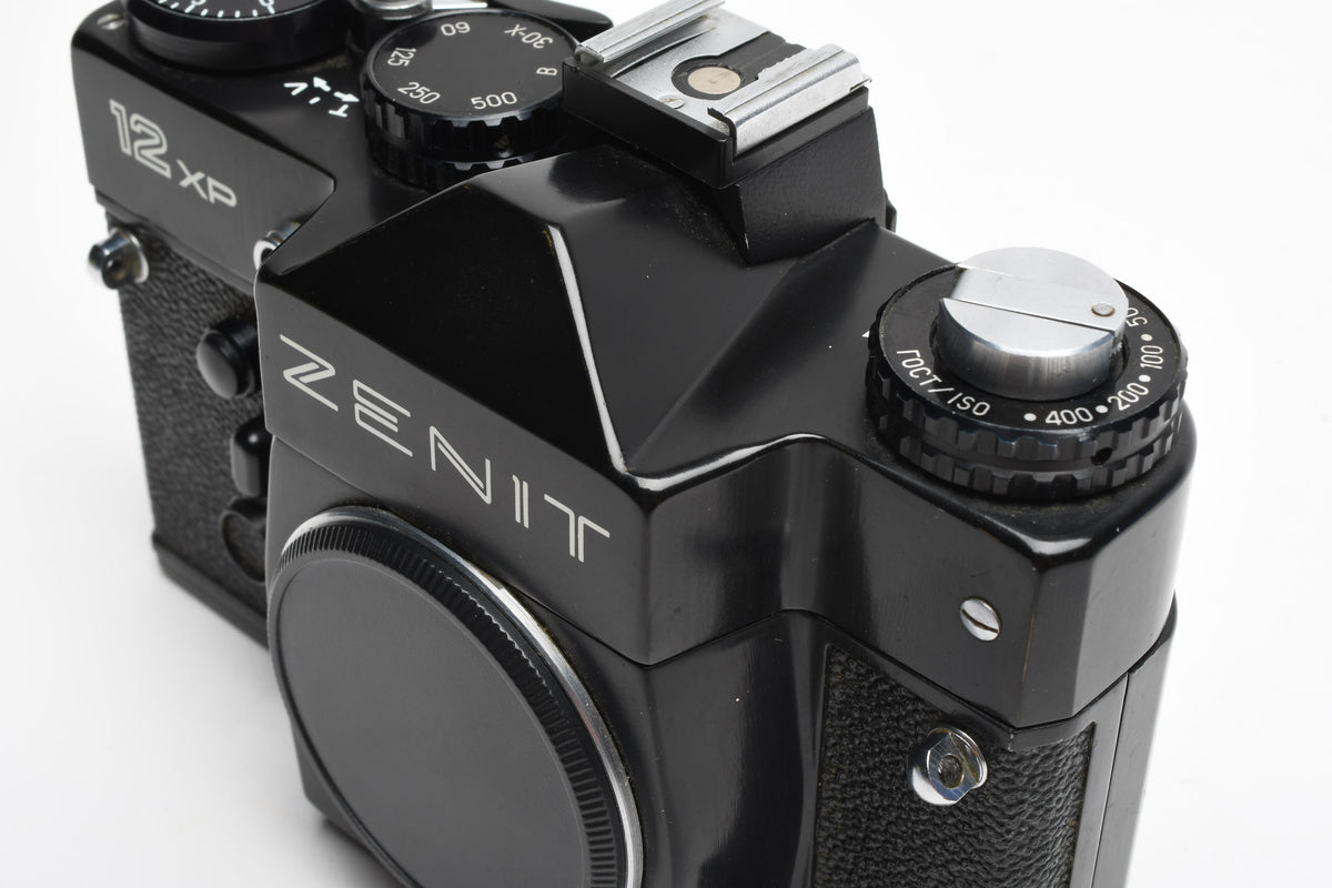Zenit 12 XP 35mm SLR Body (Black), Tested, works!